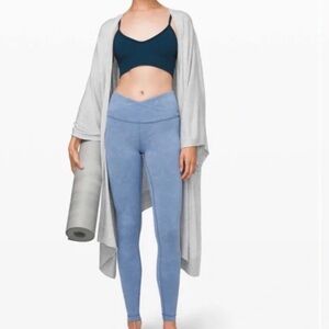 NWOT Lululemon Always On High-Rise Tight 28” – Sky Wash Tempest Blue Size 6